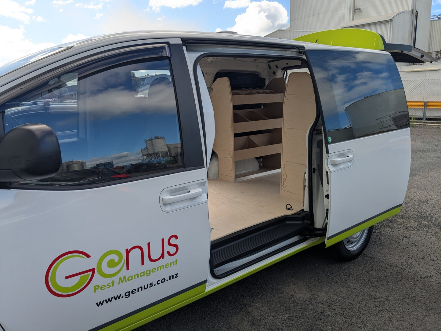 Super Tuff Van Shelves