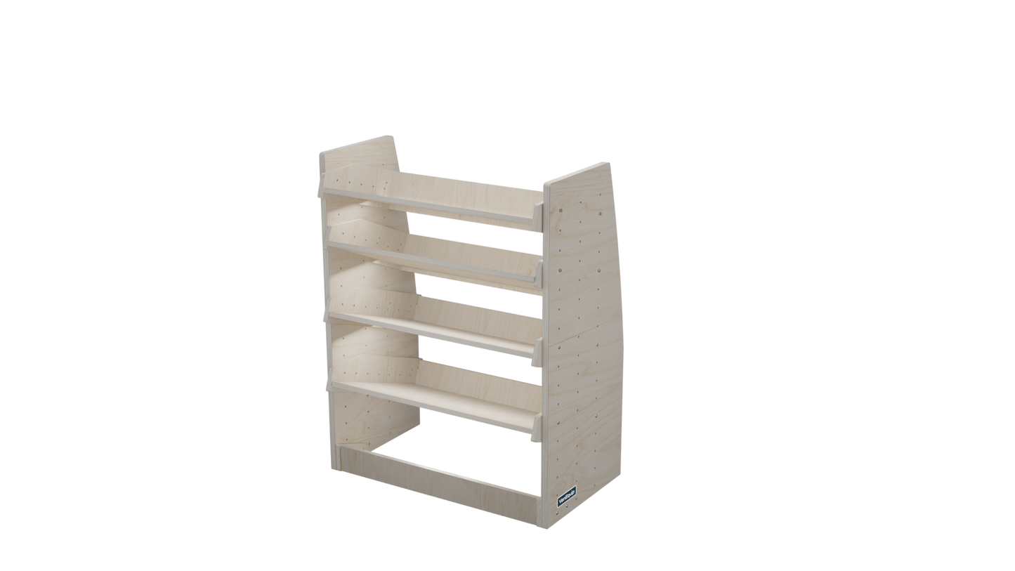 Tool Case Shelving Rack - Contoured Back