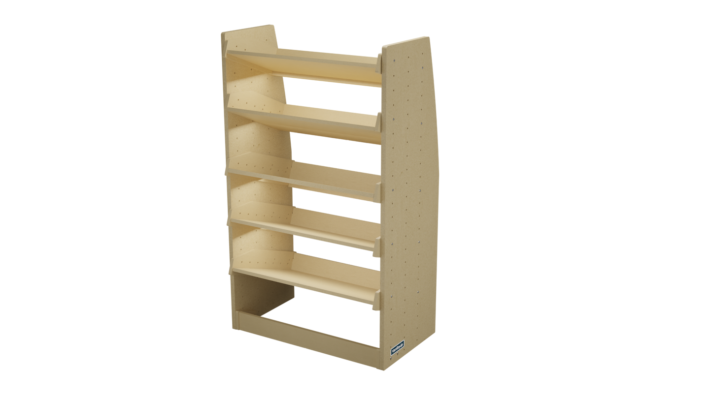 Tool Case Shelving Rack - Contoured Back