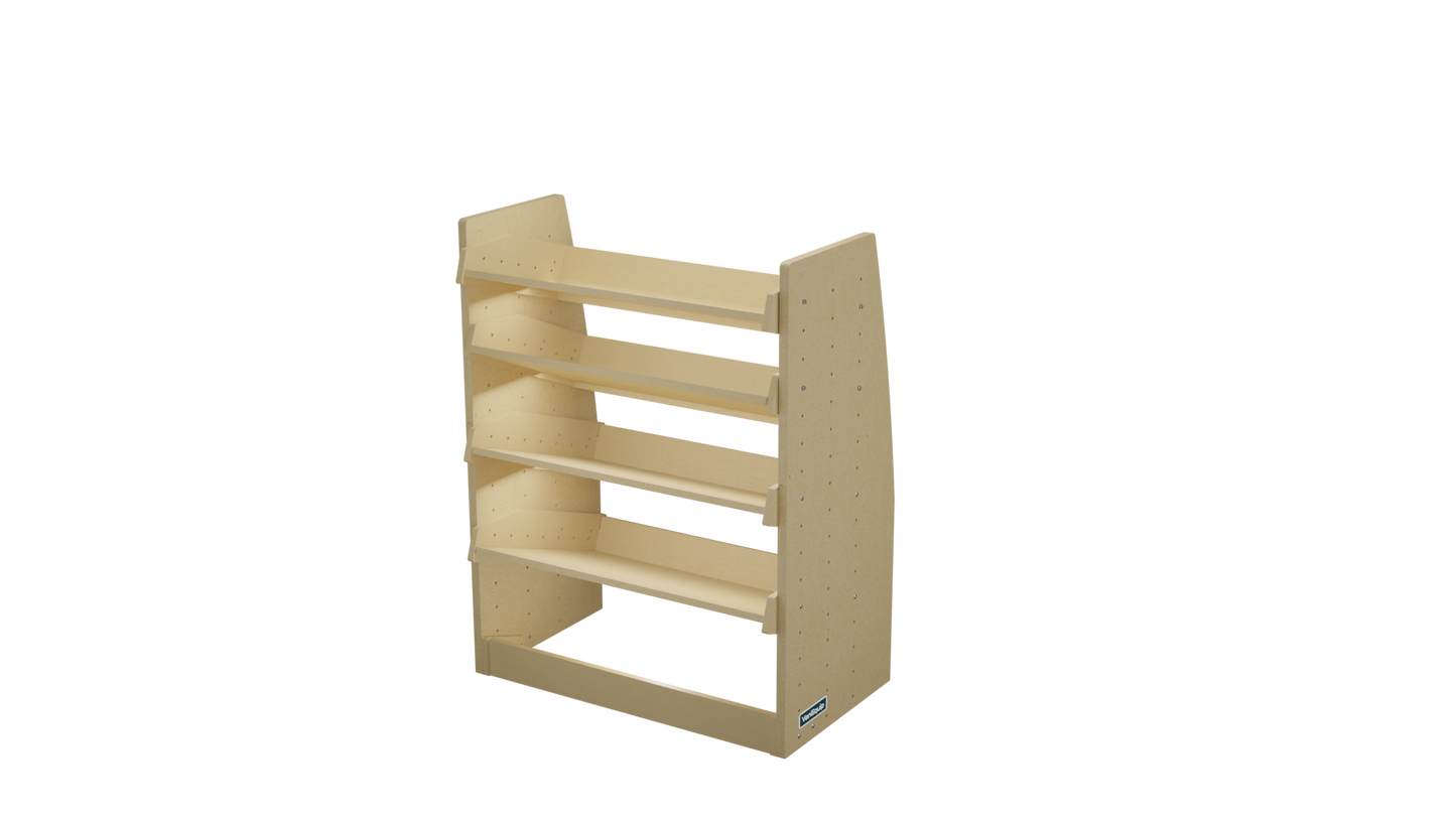 Tool Case Shelving Rack - Contoured Back