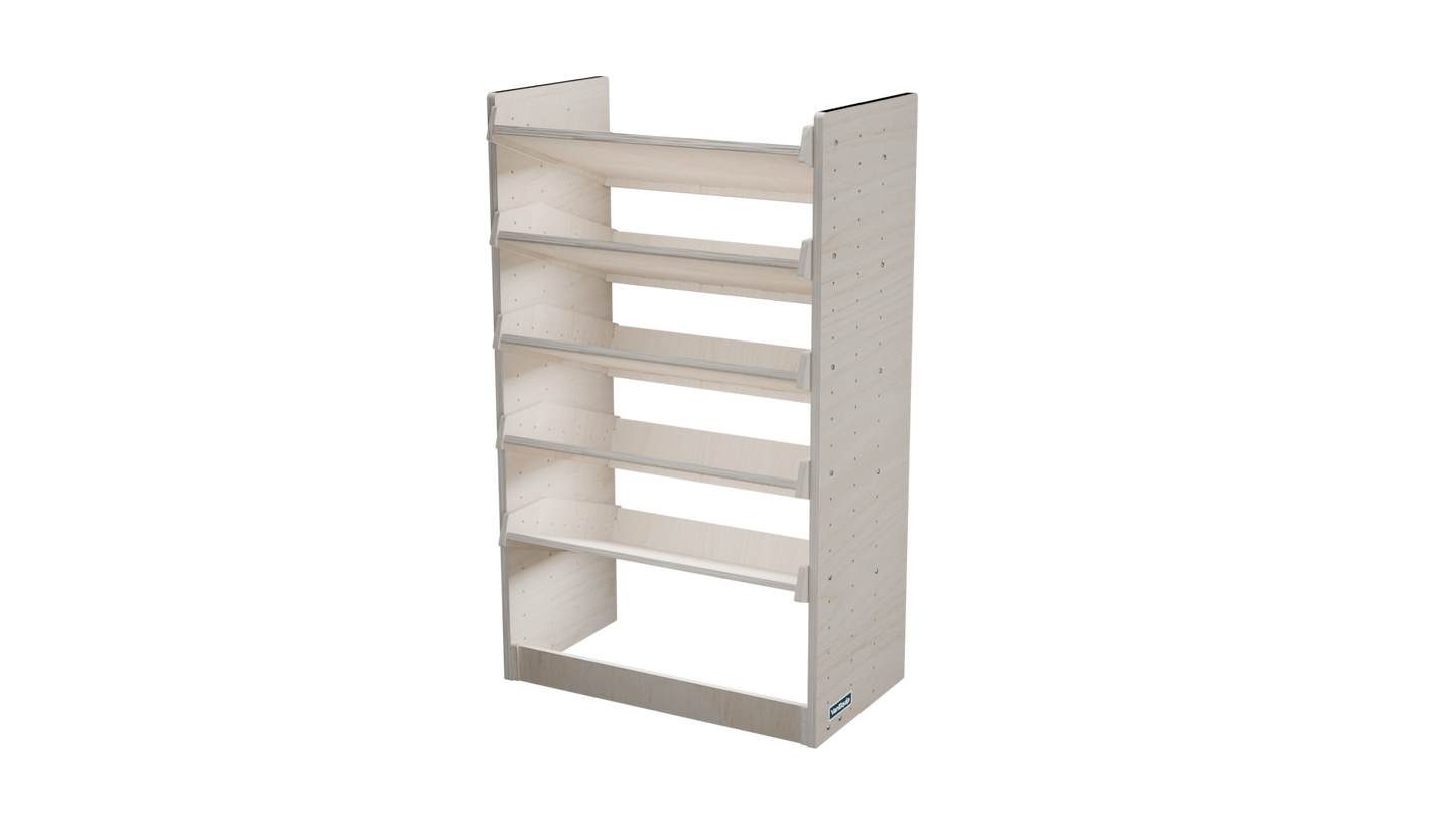 Tool Case Shelving Rack - Straight Back