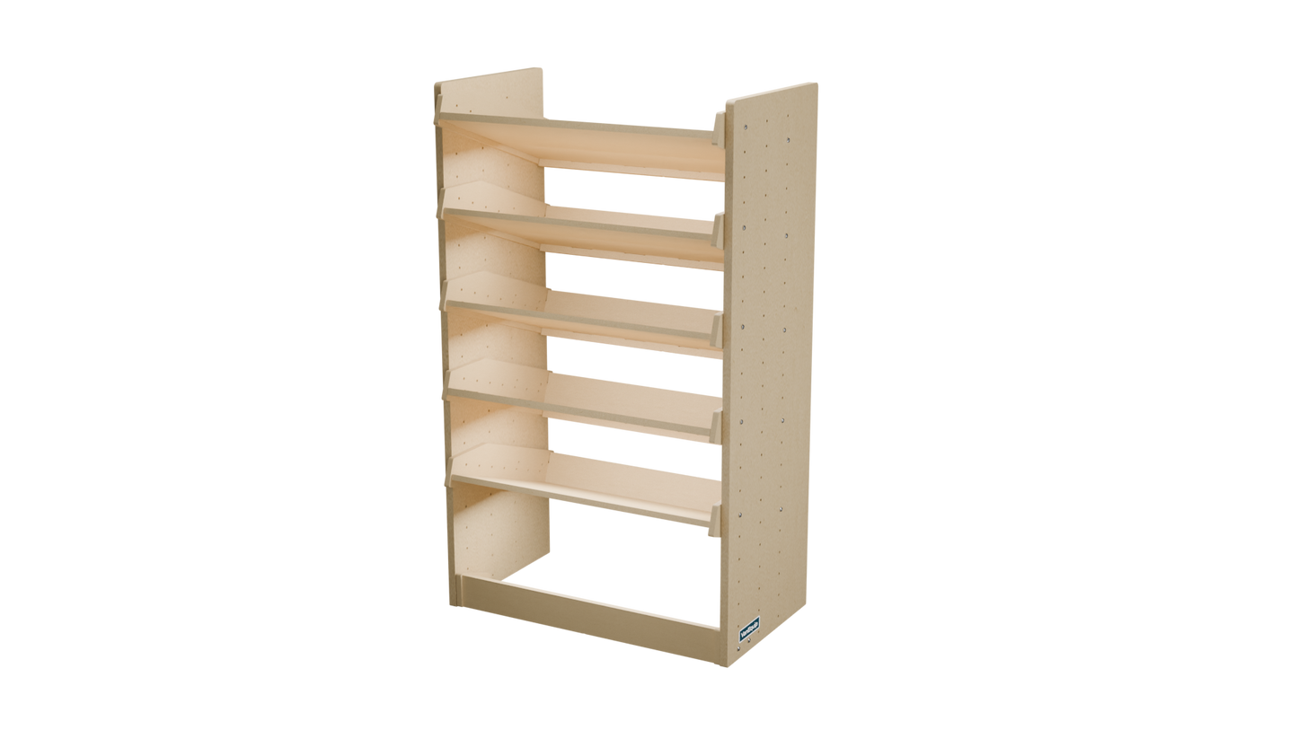 Tool Case Shelving Rack - Straight Back
