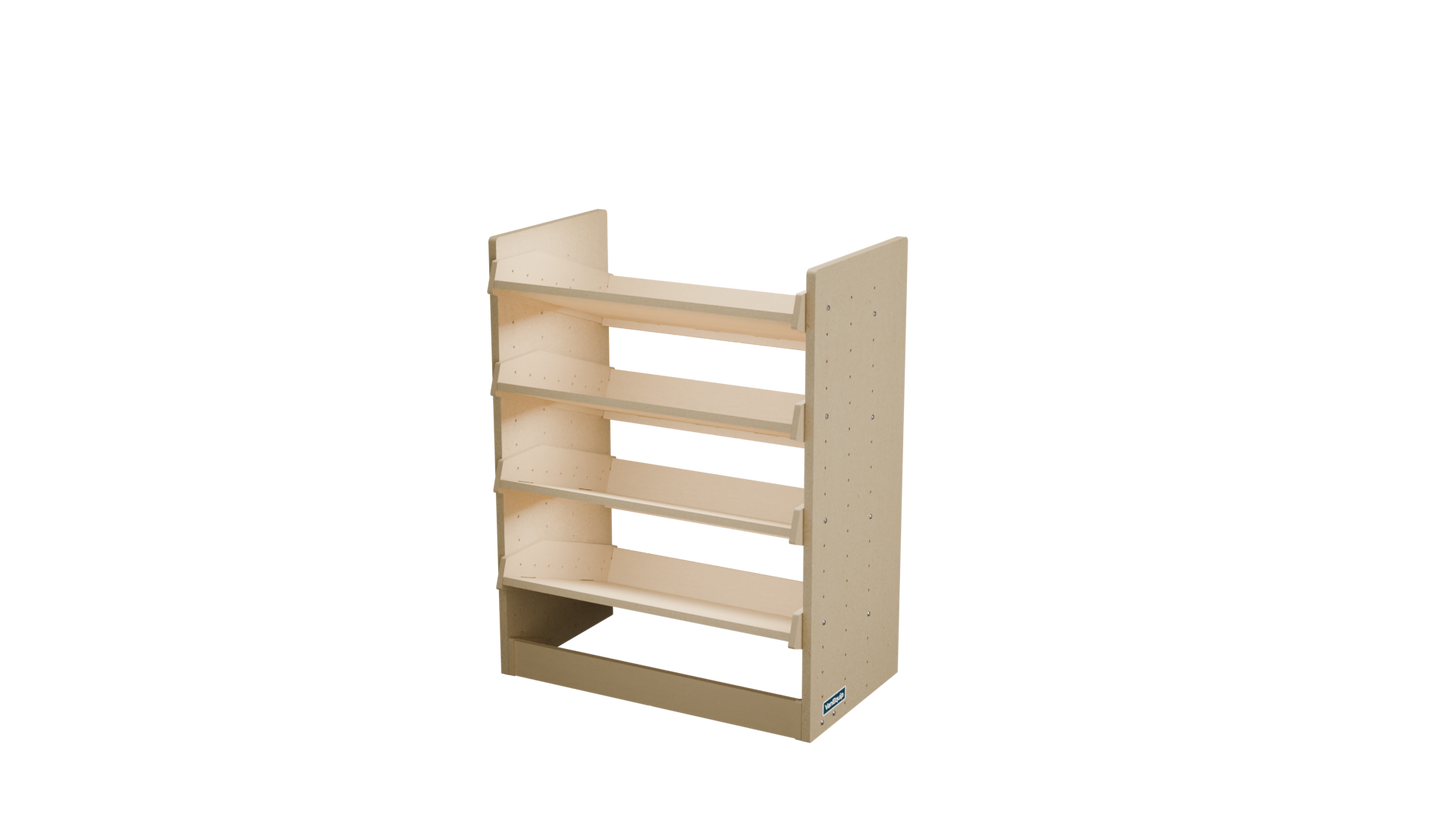 Tool Case Shelving Rack - Straight Back