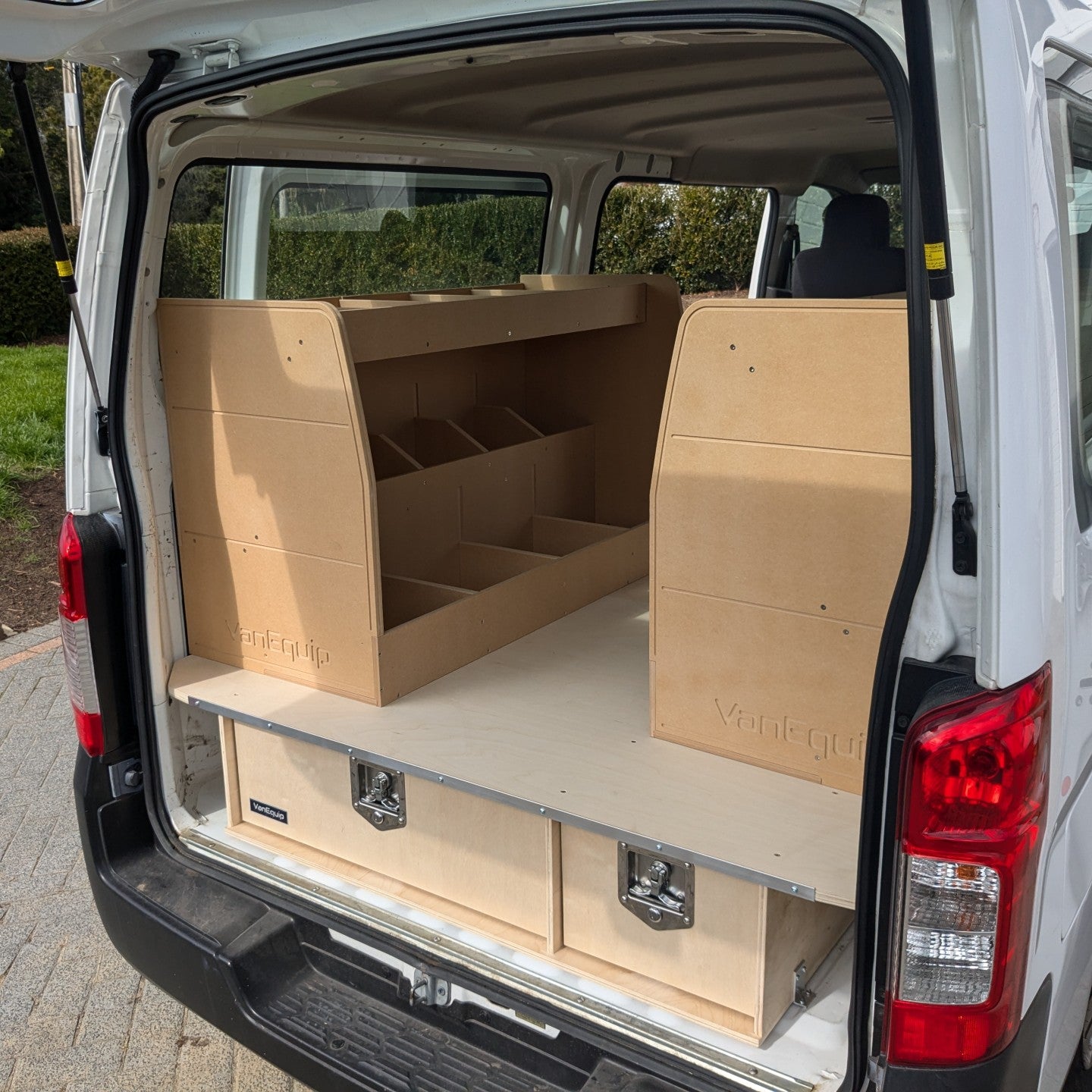 VanEquip - False Floor and Drawers - Nissan NV350 - Painters Van Fit-out