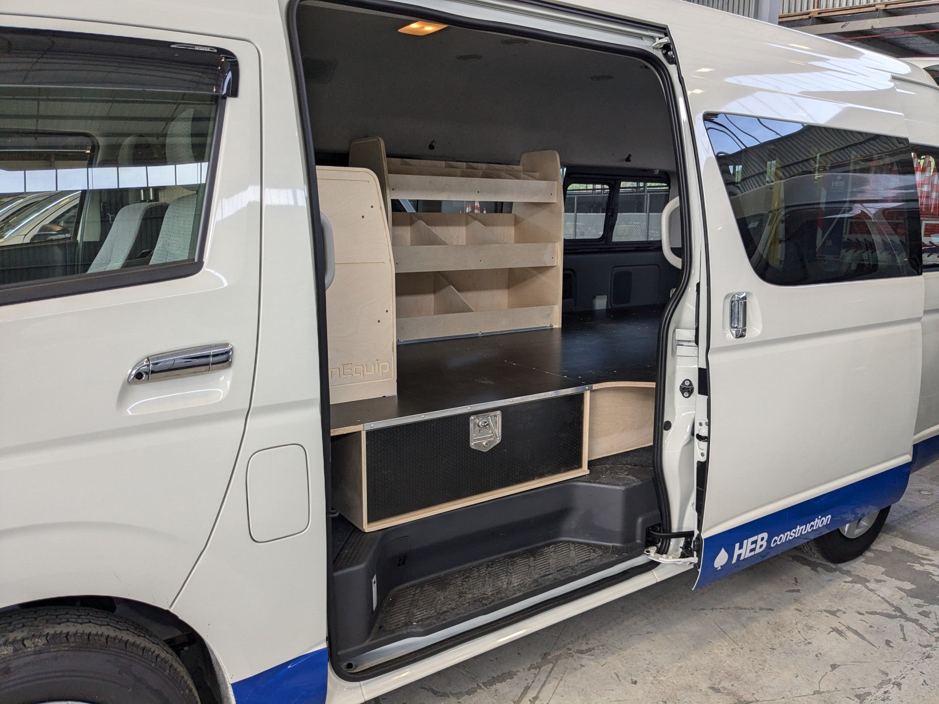 VanEquip - HEB Construction - False Floor and Drawers