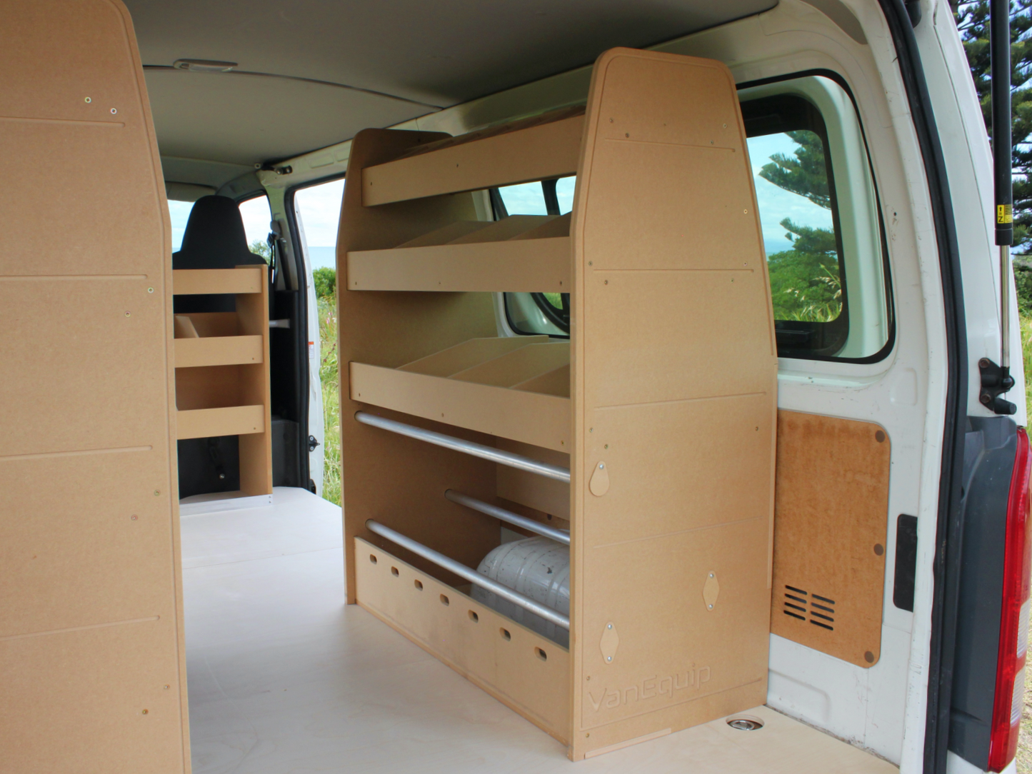Sparky Van Shelves