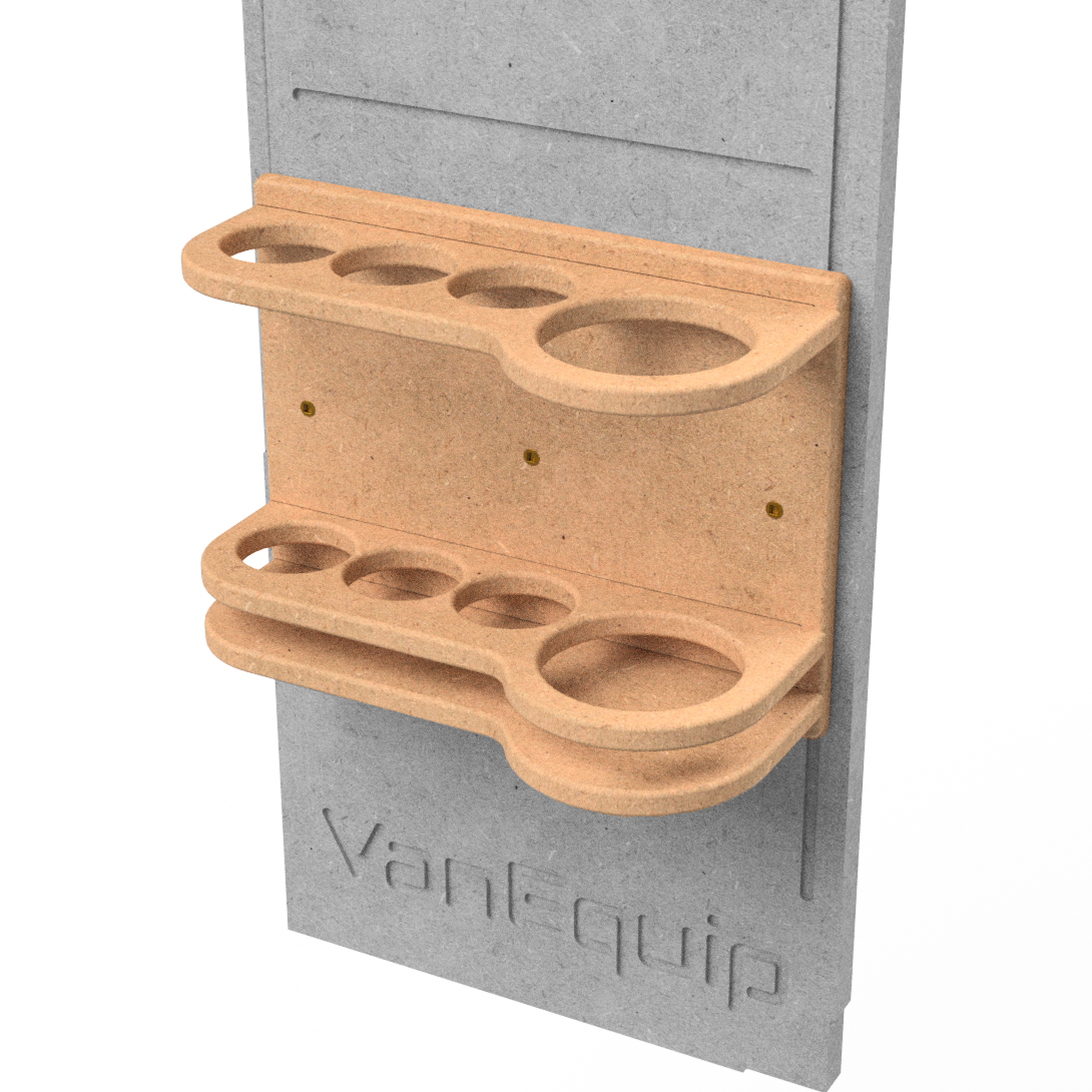 Solvent / Caulk Tube Rack – Secure Tube Storage for Utes & Vans