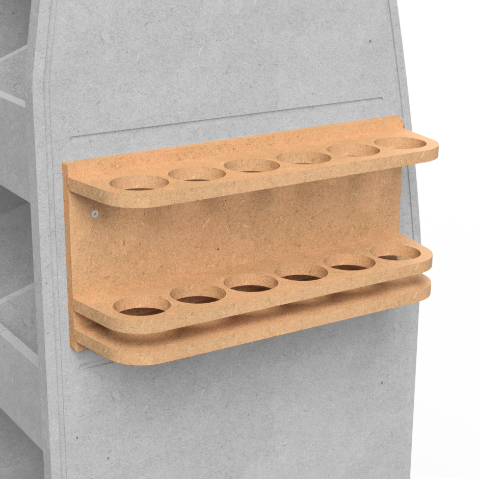 Caulk Tube Rack – Vehicle Storage for Silicone & Sealant Tubes