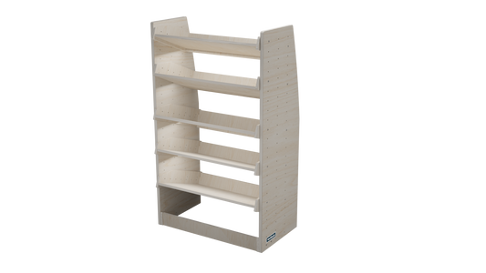 Tool Case Shelving Rack - Contoured Back