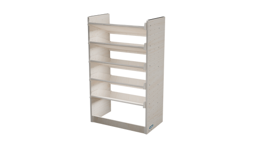 Tool Case Shelving Rack - Straight Back