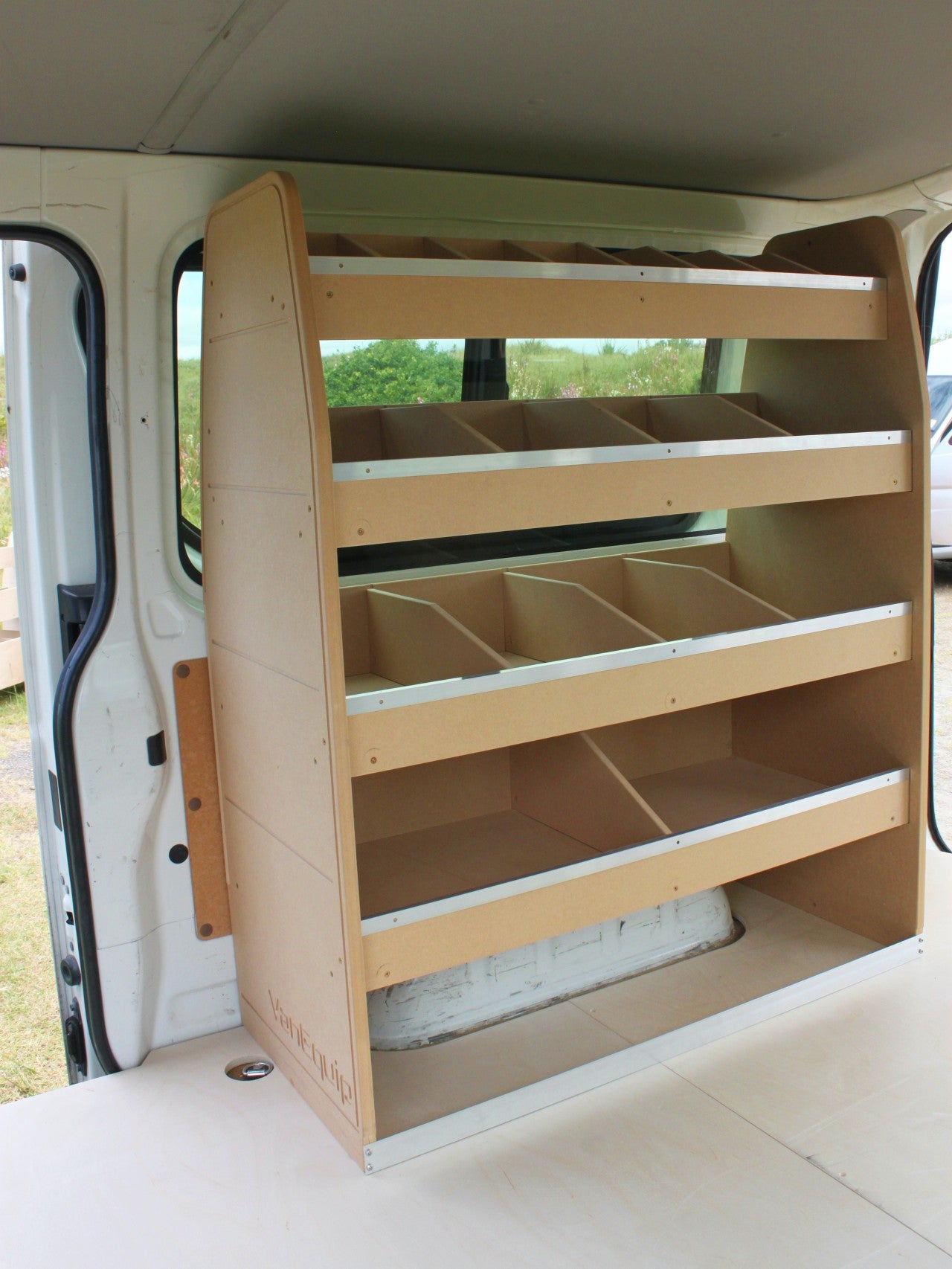 Plywood van shelving sale