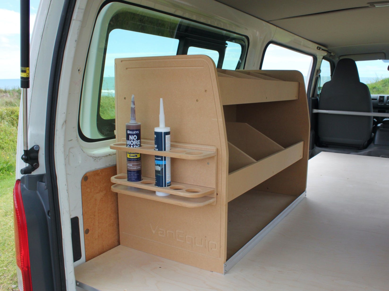 Shorty Van Shelves For Tradie Vans VanEquip NZ