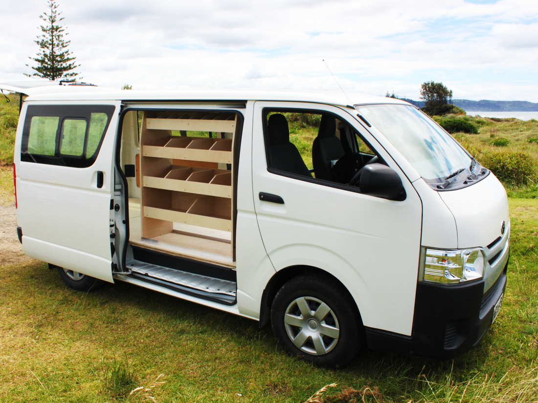 Shorty Van Shelves For Tradie Vans VanEquip NZ