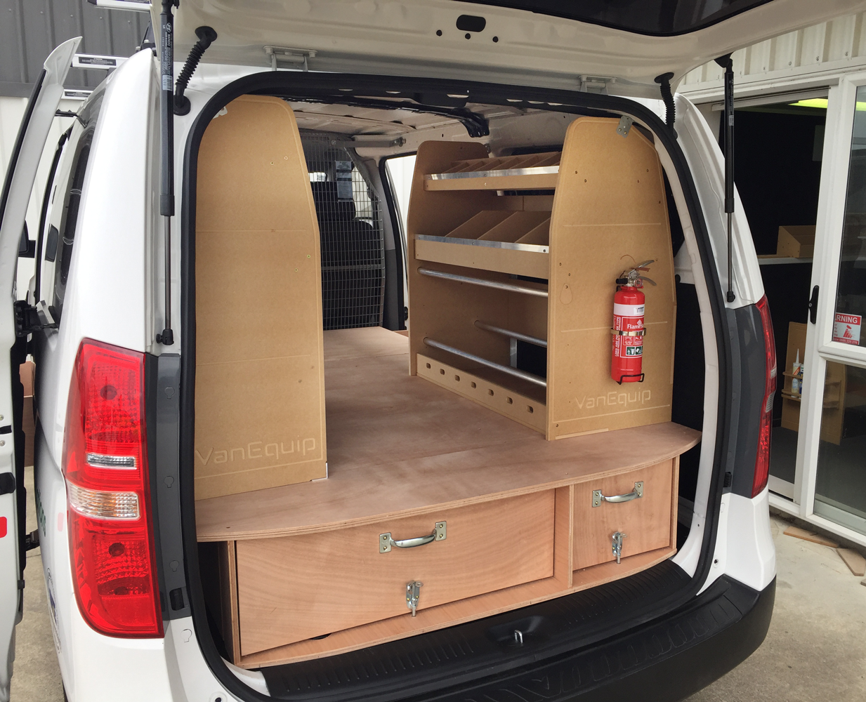 Van False Floor with Drawers